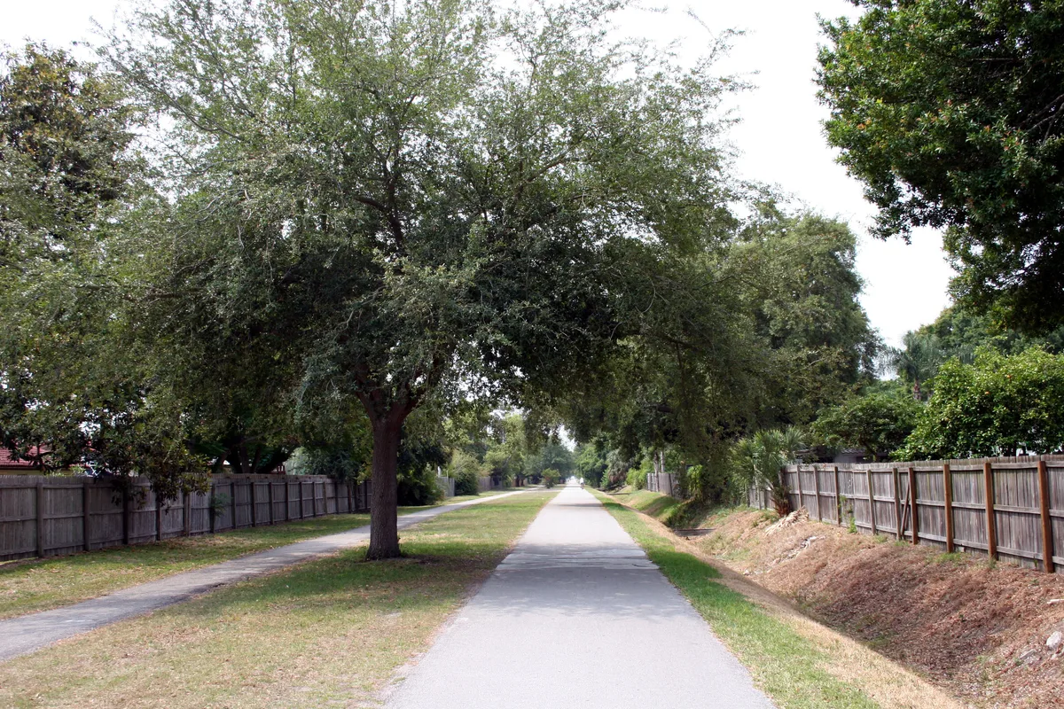 The Fred Marquis Pinellas Trail running through Pinellas County, Florida