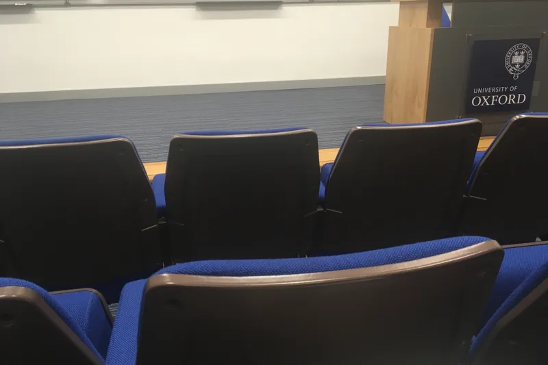 An empty university lecture theatre